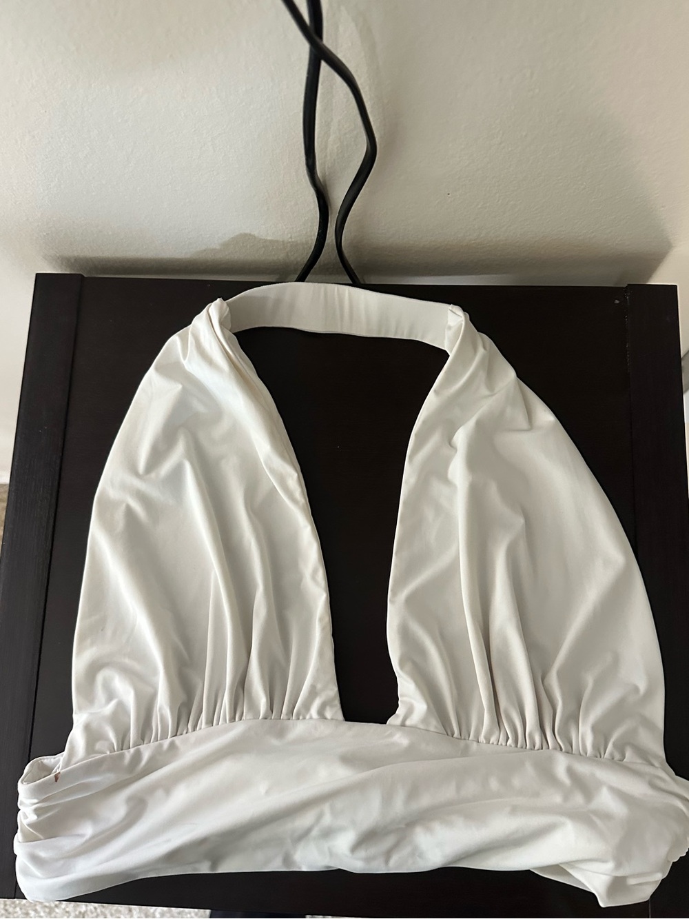 Princess Polly White Halter Top